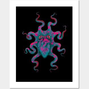 Psychedelic Octopus Posters and Art